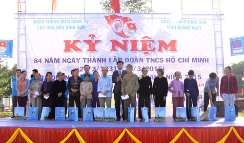 Đoàn thanh niên BSR phát động ra quân tháng thanh niên năm 2015