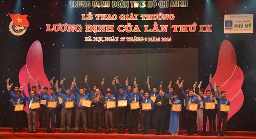 PVFCCo: Năm thứ 9 liên tiếp đồng hành cùng Giải thưởng Lương Định Của PVFCCo: Năm thứ 9 liên tiếp đồng hành cùng Giải thưởng Lương Định Của