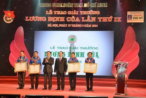 PVFCCo: Năm thứ 9 liên tiếp đồng hành cùng Giải thưởng Lương Định Của PVFCCo: Năm thứ 9 liên tiếp đồng hành cùng Giải thưởng Lương Định Của