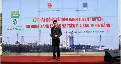 Phát động và diễu hành tuyên truyền xăng E5 RON 92 trên địa bàn thành phố Đà Nẵng Phát động và diễu hành tuyên truyền xăng E5 RON 92 trên địa bàn thành phố Đà Nẵng