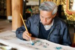 Về nơi 'Có sông tắm mát có nghề làm tranh'