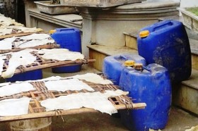 Rợn người 'công nghệ' sản xuất giò, nem
