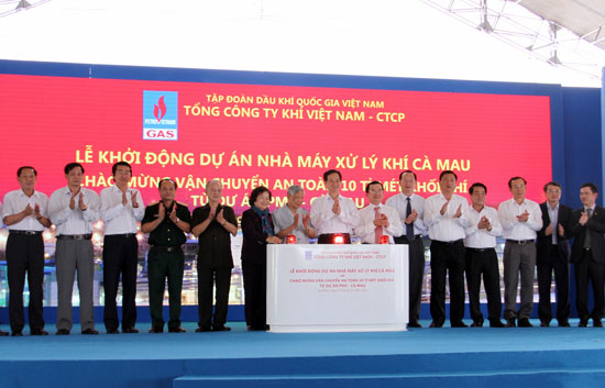 Khởi động dự án Nhà máy xử lý Khí Cà Mau Khởi động dự án Nhà máy xử lý Khí Cà Mau