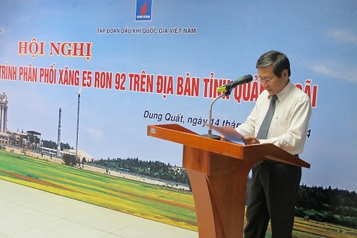 Tổng kết lộ trình phân phối xăng E5 RON 92 trên địa bàn tỉnh Quảng Ngãi Tổng kết lộ trình phân phối xăng E5 RON 92 trên địa bàn tỉnh Quảng Ngãi