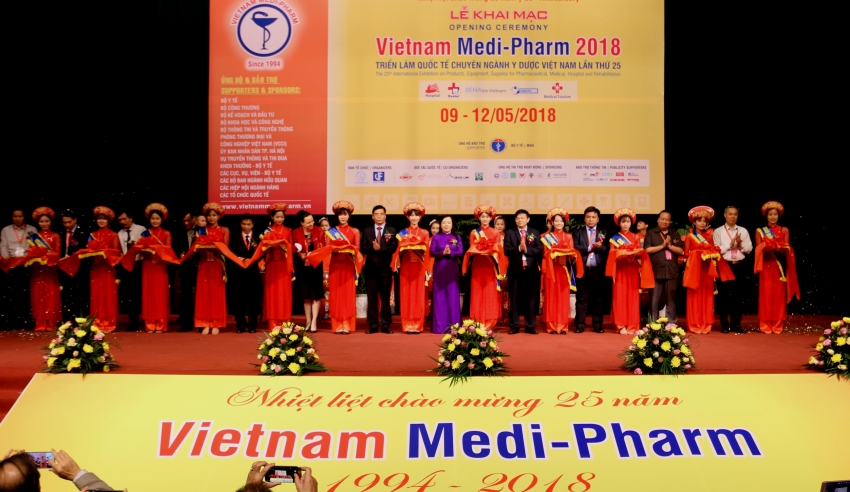 Khai mạc Triển lãm quốc tế chuyên ngành Y dược Việt Nam lần 25 khai mac trien lam quoc te chuyen nganh y duoc viet nam lan 25