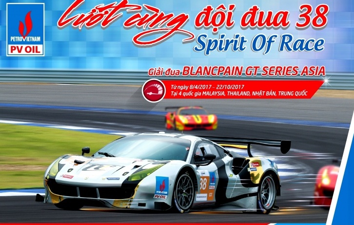 pv oil to chuc cuoc thi luot cung doi dua 38 spirit of race