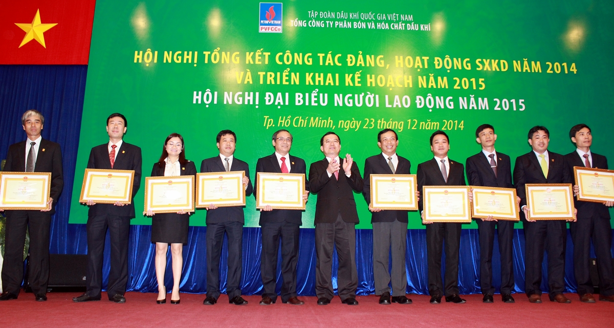 Năm 2014: PVFCCo tiếp tục gặt hái thành công