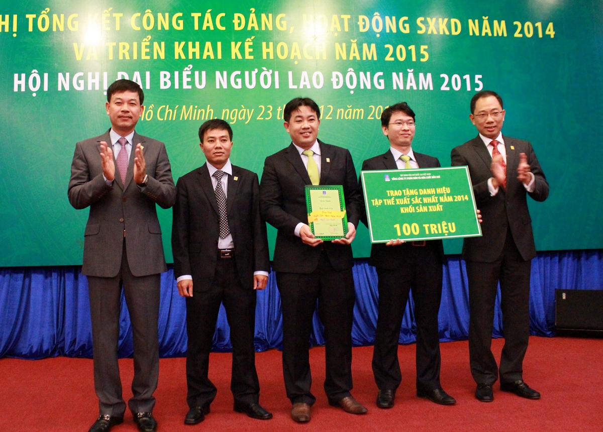 Năm 2014: PVFCCo tiếp tục gặt hái thành công