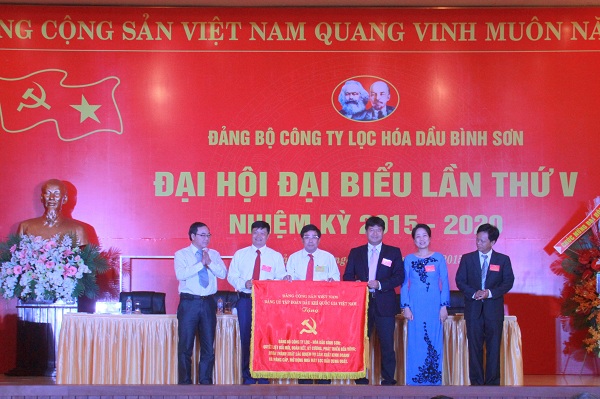 Đại hội Đảng bộ Công ty Lọc hóa dầu Bình Sơn lần thứ V nhiệm kỳ 2015-2020