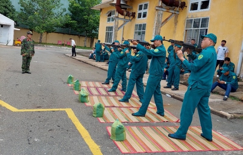 Vietsovpetro tổ chức huấn luyện tự vệ năm 2022