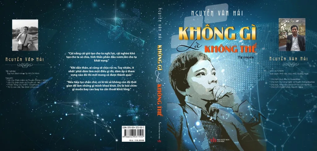 “Không gì là không thể” – cuốn tự truyện nên có trên giá sách của những ai chuẩn bị khởi nghiệp và đam mê dấn thân. “Không gì là không thể” – cuốn tự truyện nên có trên giá sách của những ai chuẩn bị khởi nghiệp và đam mê dấn thân.
