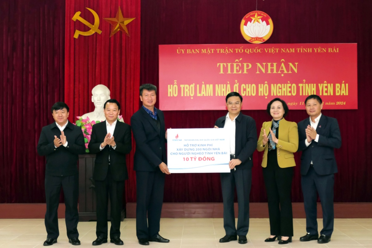 Petrovietnam/BSR hỗ trợ xây dựng 200 ngôi nhà cho người nghèo tỉnh Yên Bái Các sự kiện nổi bật của Petrovietnam trong tuần từ ngày 7/1 đến 14/1/2024