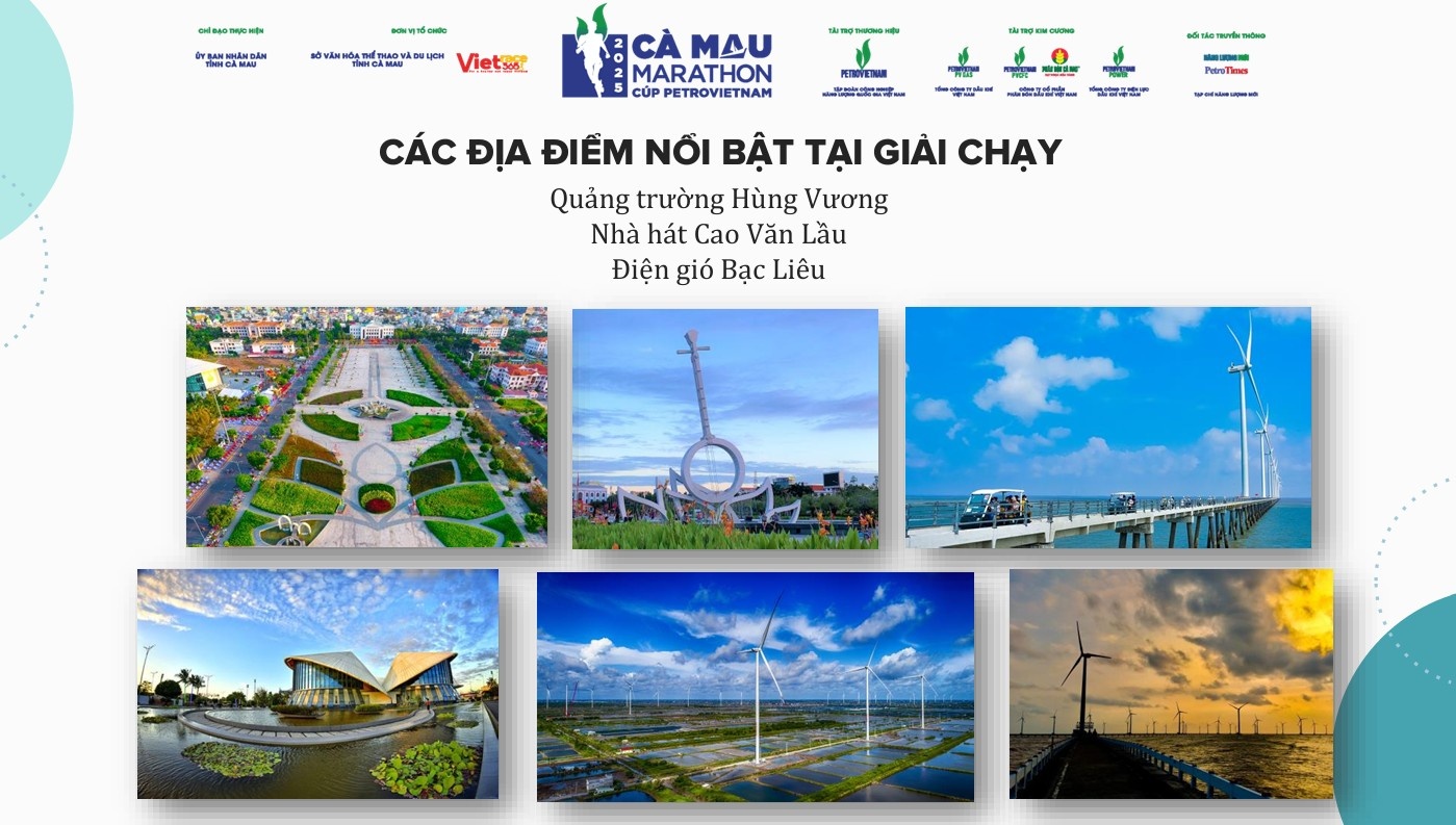 Những điểm mới tại giải Marathon - Cà Mau 2025 Cúp Petrovietnam