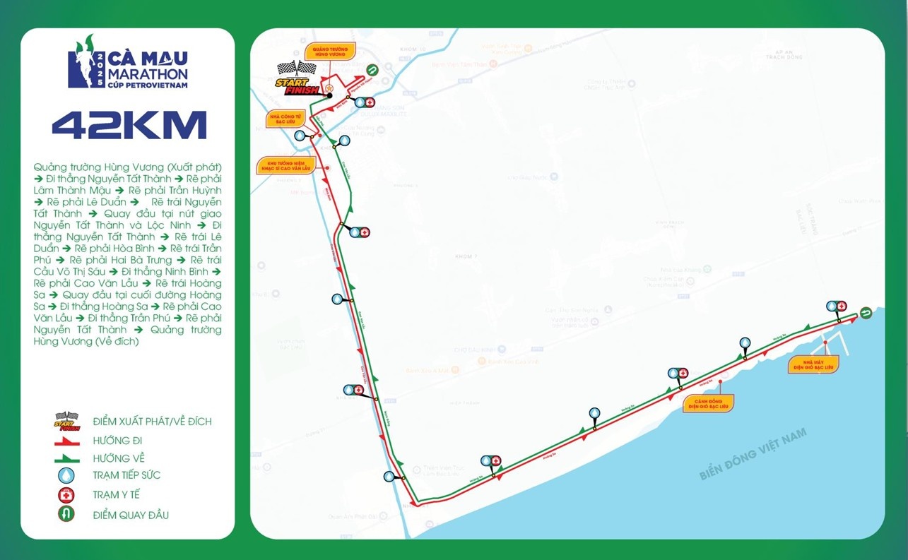 Những điểm mới tại giải Marathon - Cà Mau 2025 Cúp Petrovietnam