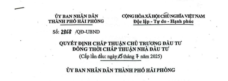Taseco Hải Phòng chuyển đổi hơn 150 ha đất nông nghiệp làm khu công nghiệp Thủy Nguyên