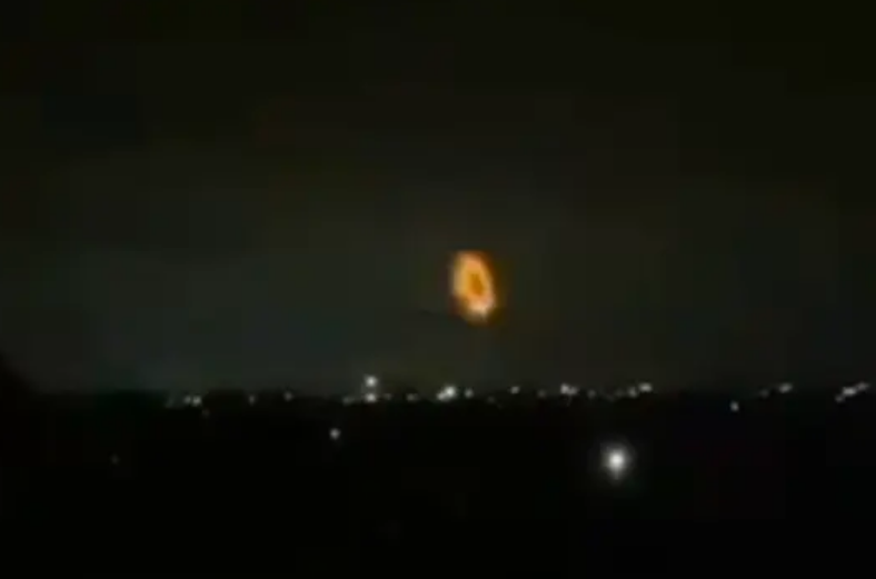 Hình ảnh một vụ nổ ở Slavyansk-on-Kuban. 