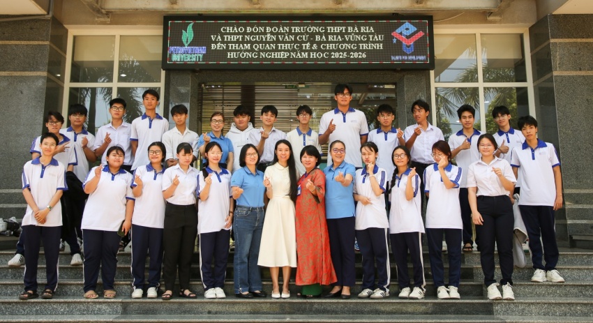 PVU và PV College tổ chức chuỗi chương trình hướng nghiệp cho học sinh THPT khu vực Bà Rịa - Vũng Tàu