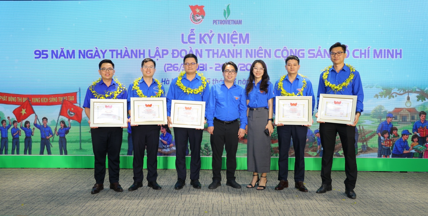 Các ĐVTN PV GAS ưu tú được tuyên dương danh hiệu “Thanh niên tiên tiến làm theo lời Bác năm 2026”