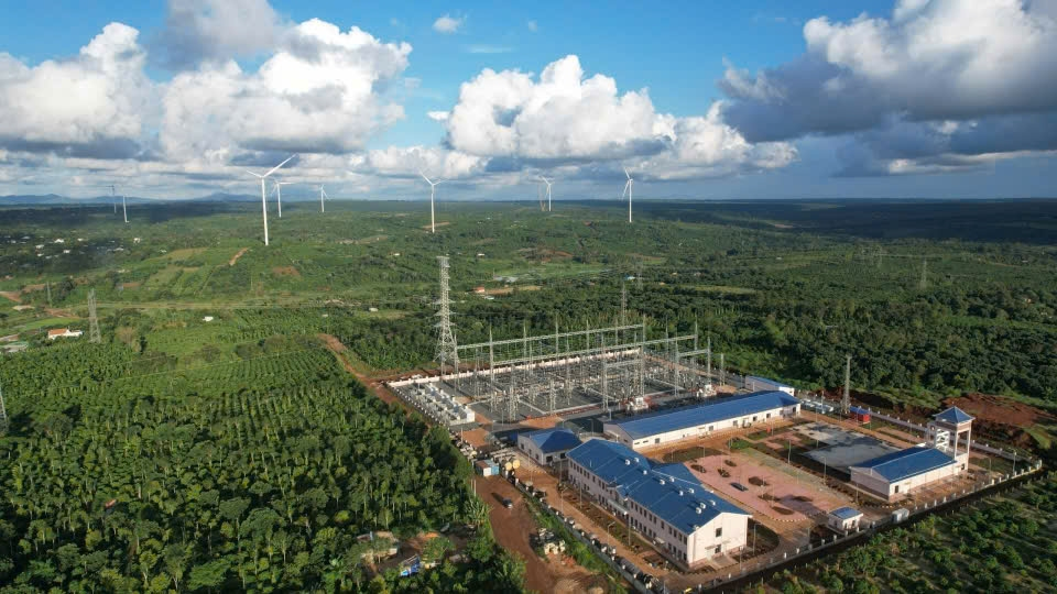 Dự án điện gió vốn FDI lớn nhất Đắk Lắk hòa lưới điện quốc gia Dự án điện gió vốn FDI lớn nhất Đắk Lắk hòa lưới điện quốc gia