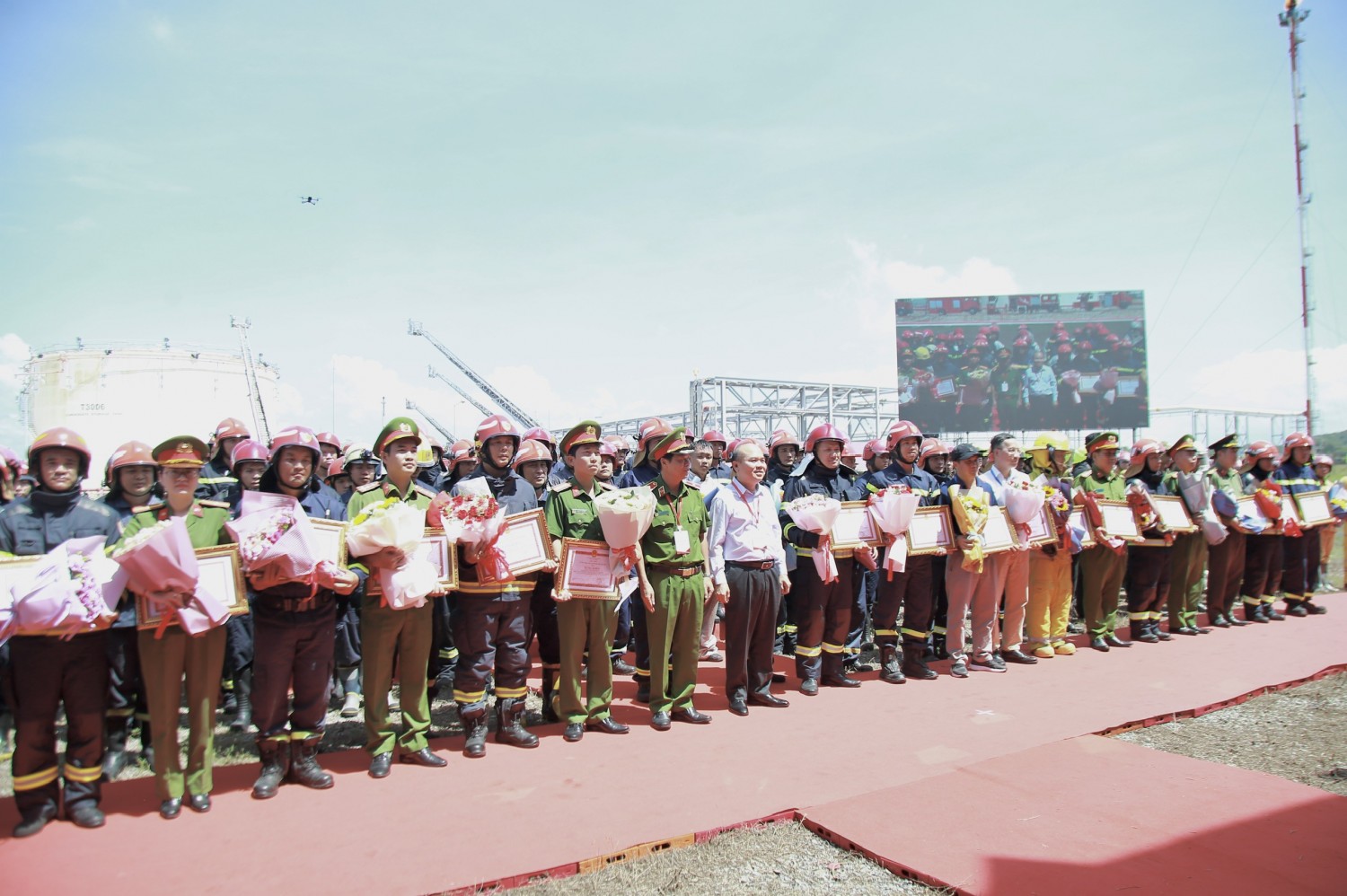TP Hồ Chí Minh diễn tập chữa cháy, cứu nạn, cứu hộ, xử lý sự cố môi trường tại NCSP
