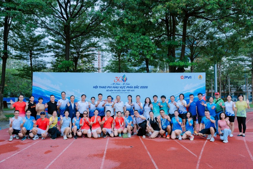 Sôi nổi Hội thao PVI khu vực phía Bắc năm 2026: Lan tỏa giá trị văn hóa, gắn kết người lao động