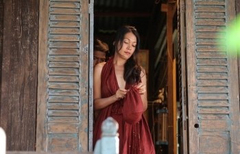 sao viet ngay 209 dinh y nhung tiet lo chuyen rung ron khi quay thien son that linh