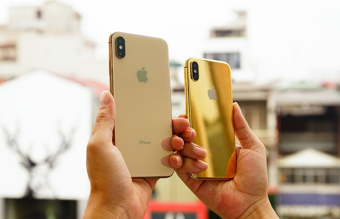 iphone xs phien ban vang 24k xuat hien o viet nam