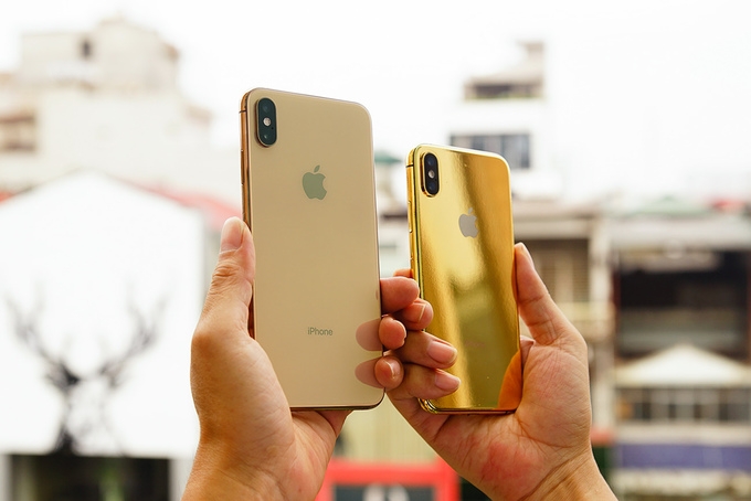 iPhone XS phiên bản vàng 24K xuất hiện ở Việt Nam iphone xs phien ban vang 24k xuat hien o viet nam