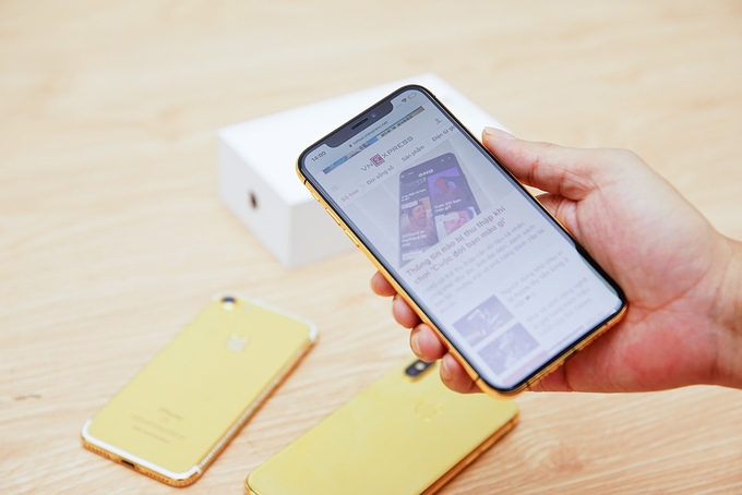 iPhone XS phiên bản vàng 24K xuất hiện ở Việt Nam iphone xs phien ban vang 24k xuat hien o viet nam