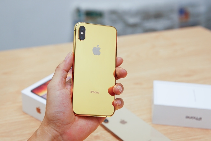 iPhone XS phiên bản vàng 24K xuất hiện ở Việt Nam iphone xs phien ban vang 24k xuat hien o viet nam