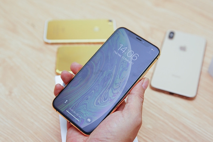 iPhone XS phiên bản vàng 24K xuất hiện ở Việt Nam iphone xs phien ban vang 24k xuat hien o viet nam
