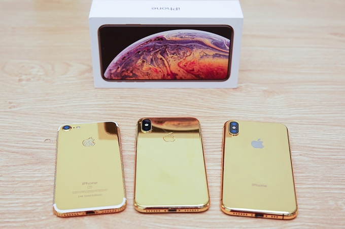 iPhone XS phiên bản vàng 24K xuất hiện ở Việt Nam iphone xs phien ban vang 24k xuat hien o viet nam