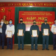 Than Mông Dương và Than Khe Chàm tuyên dương “Người thợ mỏ - Người chiến sỹ” tháng 1/2022