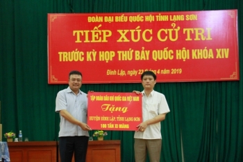 Chủ tịch HĐTV PVN Trần Sỹ Thanh tiếp xúc cử tri tại Lạng Sơn