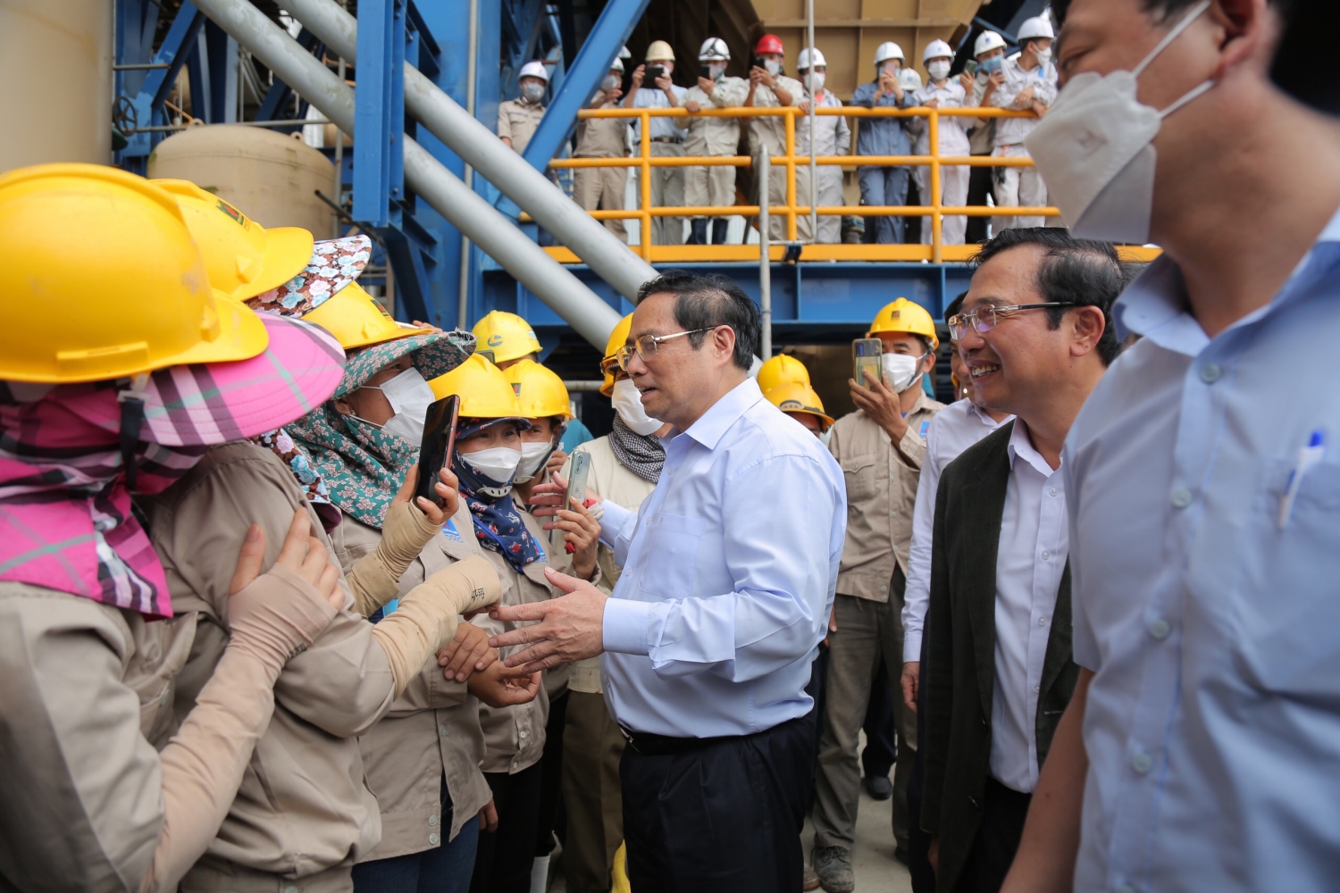 Thủ tướng Chính phủ làm việc, kiểm tra quá trình hoà lưới điện Tổ máy 1 NMNĐ Thái Bình 2