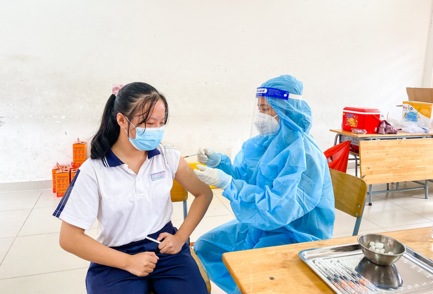 Tổ chức khảo sát việc tiêm vaccine phòng COVID-19 cho trẻ từ 5 tuổi Tổ chức khảo sát việc tiêm vắc xin phòng Covid-19 cho trẻ từ 5 tuổi