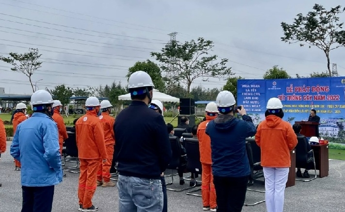 Công đoàn Điện lực Việt Nam phát động "Tết trồng cây năm 2022” tại Công ty Nhiệt điện Thái Bình