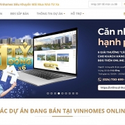 vinhomes ra mat san giao dich bat dong san truc tuyen