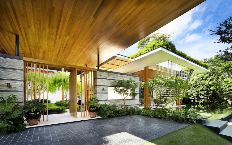 Thăm biệt thự Singapore đẹp như tiên cảnh tham biet thu singapore dep nhu tien canh