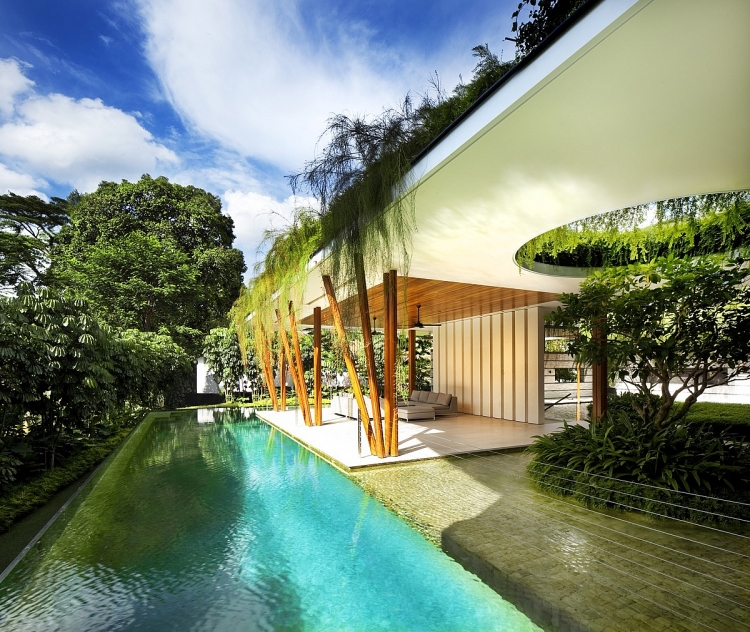 Thăm biệt thự Singapore đẹp như tiên cảnh tham biet thu singapore dep nhu tien canh