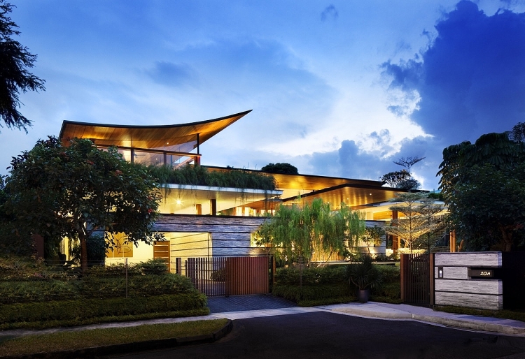 Thăm biệt thự Singapore đẹp như tiên cảnh tham biet thu singapore dep nhu tien canh