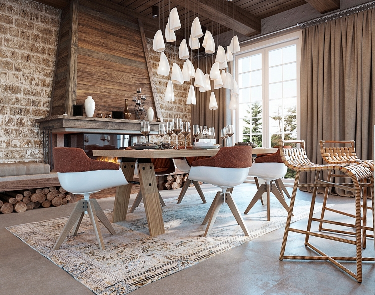 Mê ly với ngôi nhà mang phong cách Rustic me ly voi ngoi nha mang phong cach rustic