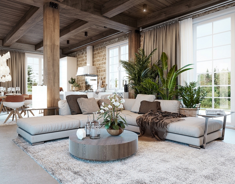 Mê ly với ngôi nhà mang phong cách Rustic me ly voi ngoi nha mang phong cach rustic