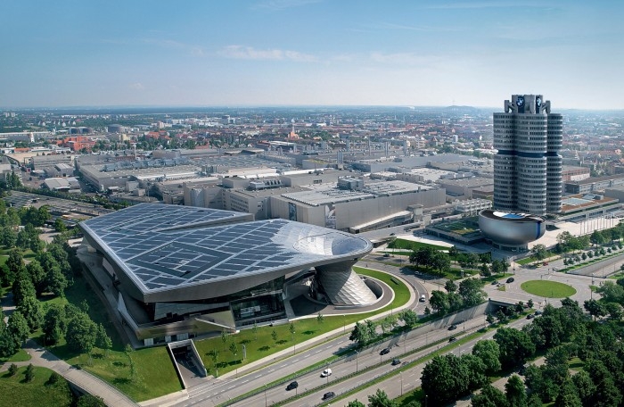 bmw welt kien truc ben vung than thien voi moi truong
