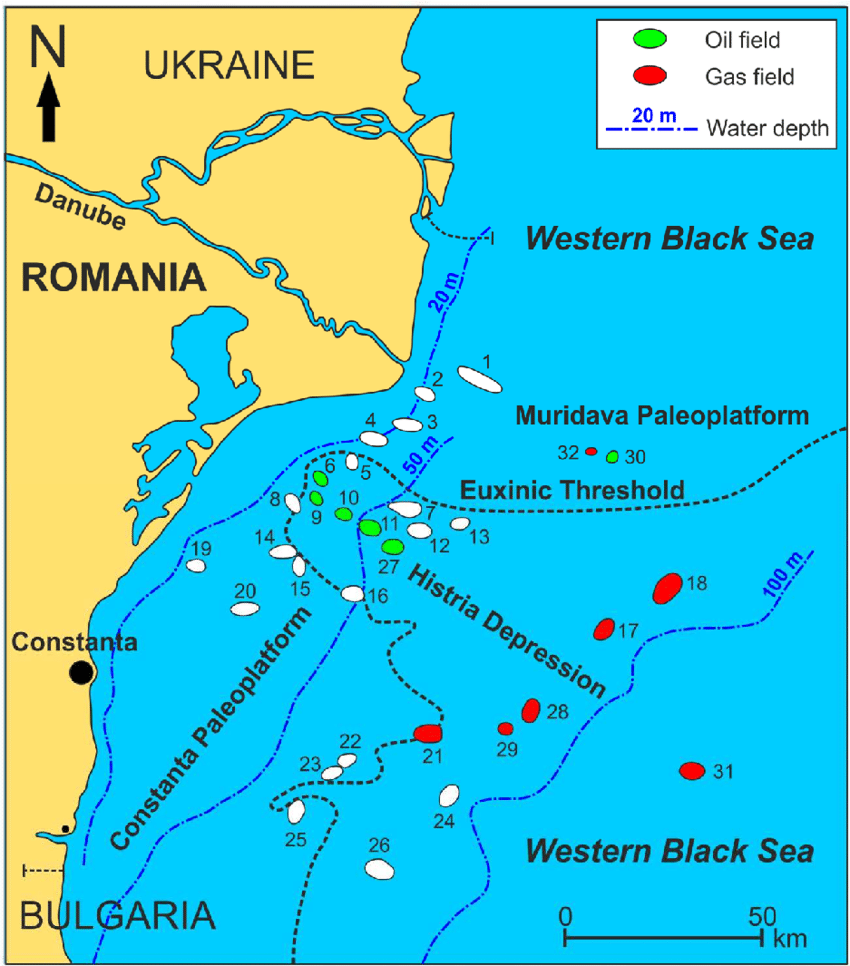 Romania sửa luật cho phép khai thác khí đốt ở Biển Đen