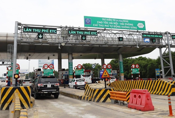 Cao tốc Hà Nội - Hải Phòng 100% thu phí không dừng, xử phạt các trường hợp vi phạm