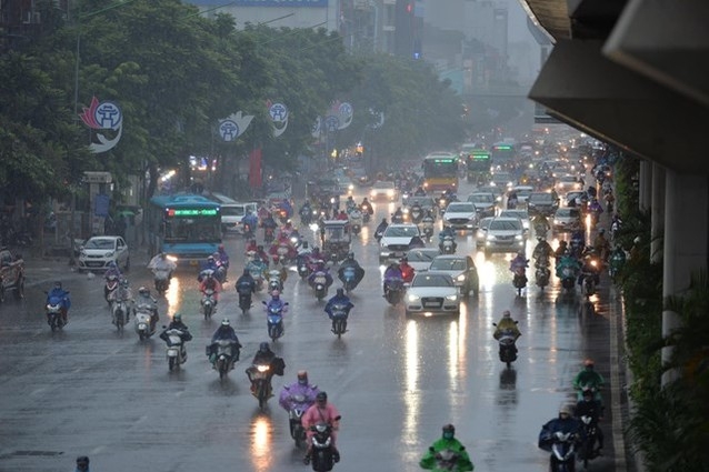 Bắc Bộ, Bắc Trung Bộ mưa lớn cục bộ Bắc Bộ, Bắc Trung Bộ mưa lớn cục bộ