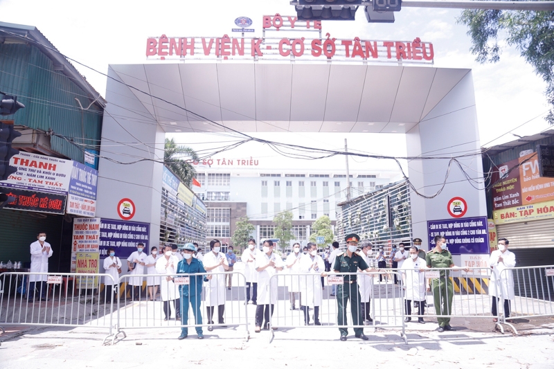 Hà Nội: Bệnh viện K cơ sở Tân Triều chính thức kết thúc cách ly y tế Hà Nội: Bệnh viện K cơ sở Tân Triều chính thức kết thúc cách ly y tế