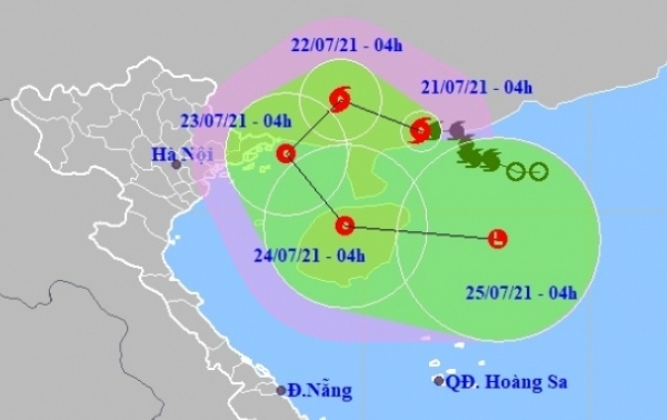 Bão số 3 tiến sát Quảng Ninh trước khi quay đầu ra Biển Đông - Vimarsana News