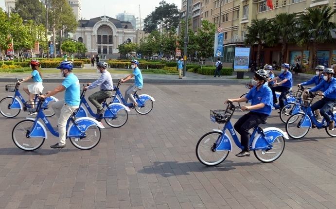 TP HCM: Triển khai thí điểm dịch vụ xe đạp công cộng